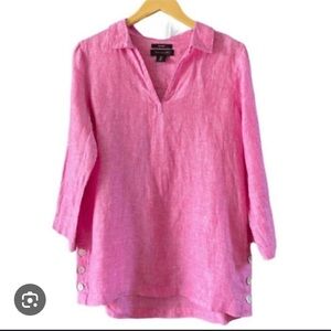 Tahari Linen Women's Top